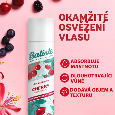 suchý šampon na vlasy Cherry Batiste