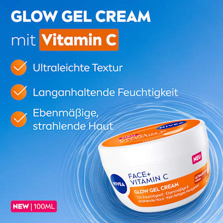 Gesichtscreme Face+ Vitamin C Glow Gel NIVEA