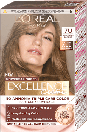 Боя за коса без амоняк Nudes, Nr.7U Universal Blonde L'ORÉAL PARiS EXCELLENCE Creme