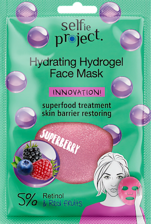 Hidrogelna maska za obraz Hydrating Selfie Project