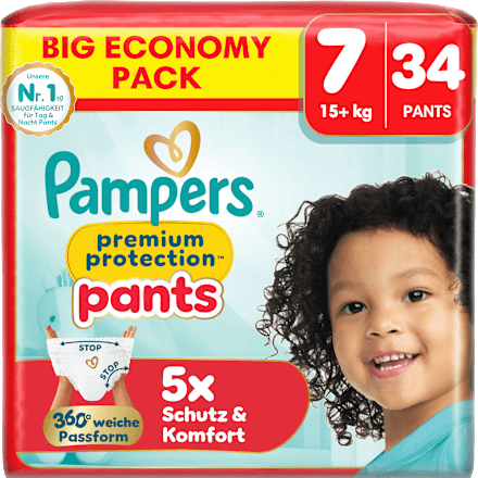 Baby Pants Gr. 7 XL (15+ kg) Big Pack Pampers premium protection