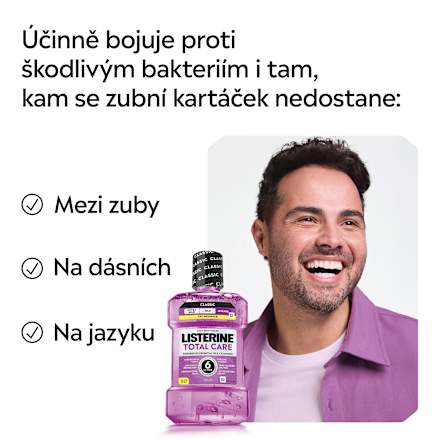 ústní voda Total Care Teeth Protection Listerine