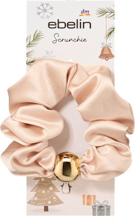 Scrunchie mit goldener Perle ebelin