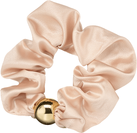 Scrunchie mit goldener Perle ebelin