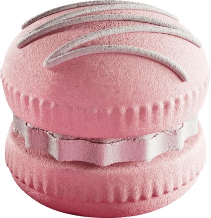 Badebombe Macaron Raspberry Vanilla deserved