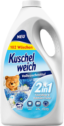 Vollwaschmittel flüssig Sommerwind Kuschelweich