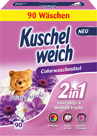Colorwaschmittel Pulver Blütenfrische Kuschelweich