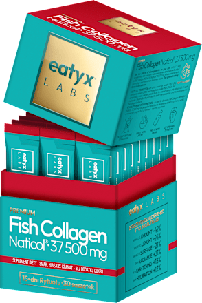 Kolagen Fish Collagen Naticol 37 500 mg, hibiskus-granat eatyx
