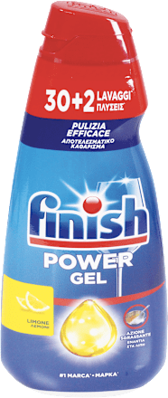 Power Gel All in 1 per lavastoviglie al limone Finish