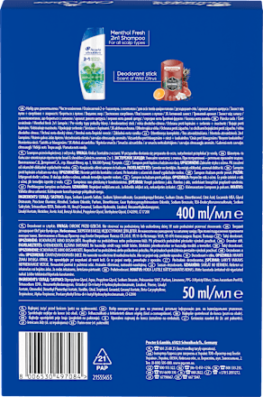 Darčekové balenie Gentleman Pure Refresh head&shoulders