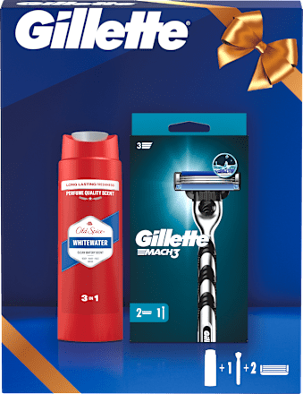 Darčekové balenie Gillette Mach3 + Old Spice Whitewater Gillette
