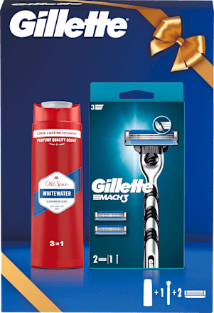 Darčekové balenie Gillette Mach3 + Old Spice Whitewater Gillette