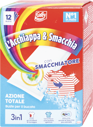 L'Acchiappa & Smacchia buste per il bucato Grey