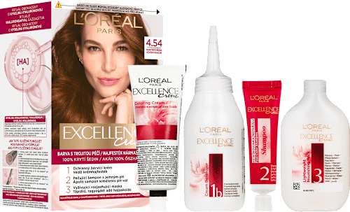 barva na vlasy Excellence Creme, 4.54 Mahagonově měděná L'ORÉAL PARiS EXCELLENCE Creme