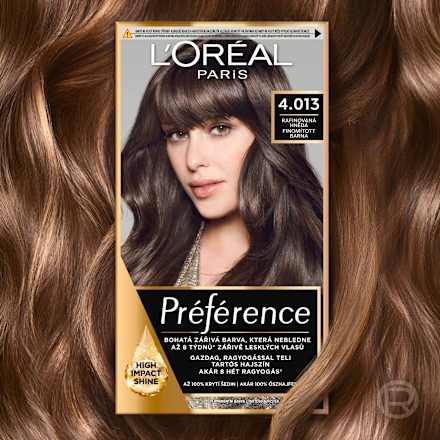 barva na vlasy 4.013 Rafinovaná hnědá L'ORÉAL PARiS PRÉFÉRENCE