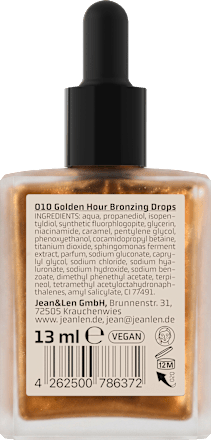 Bronzing Drops The Liquid Glow 010 Golden Hour Jean&Len