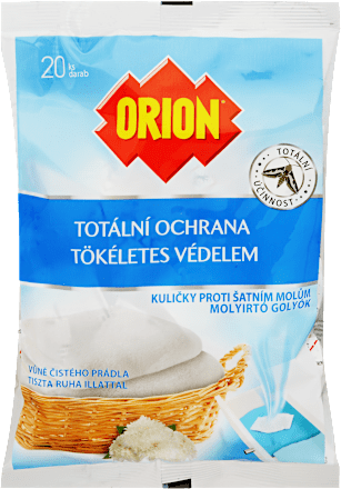 Molyirtó golyó Frissen mosott ruha illattal ORION