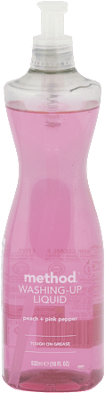 Prostriedok na umývanie riadu peach + pink peper method