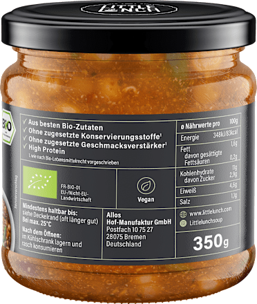 Eintopf Protein Bowl Kichererbsen & Linsen Little Lunch