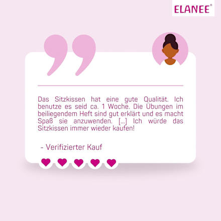 Sitzkissen für Beckenbodentraining Elanee