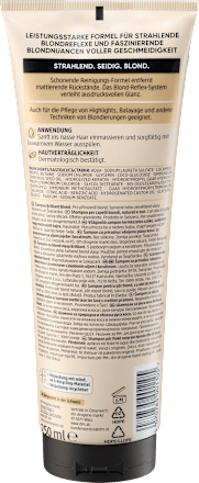 Šampon za sijoče naravno svetle in barvane svetle lase BRILLIANT BLOND Balea PROFESSIONAL