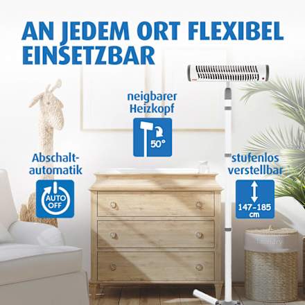 Wickeltisch-Heizstrahler EasyHeat Flex 500 Watt Reer