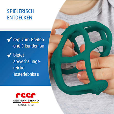 Beiß- und Greifball Bite & Play petrol Reer
