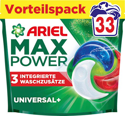 Vollwaschmittel Max Power Pods ARIEL