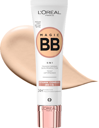 BB Cream 5in1, 24h feuchtigkeitsspendend, Hell bis Mittel, LSF 11 L'ORÉAL PARiS