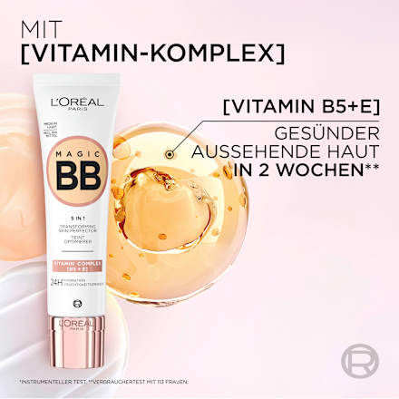 BB Cream 5in1, 24h feuchtigkeitsspendend, Hell, LSF 11 L'ORÉAL PARiS
