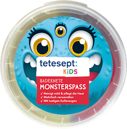 Badeknete Monster Kinder Badespaß 2x50g tetesept: KIDS