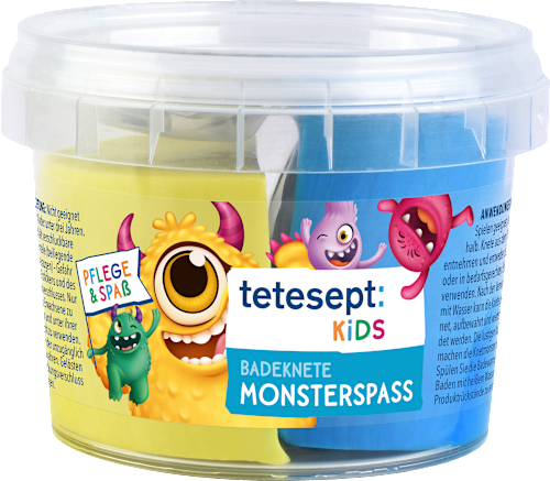Badeknete Monster Kinder Badespaß 2x50g tetesept: KIDS