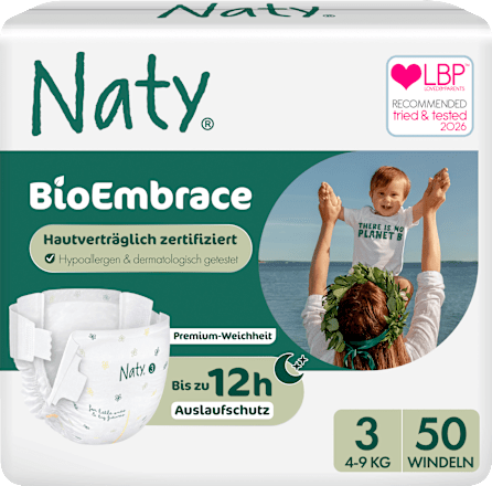 Windeln BioEmbrace Gr. 3 (4-9 kg) Naty