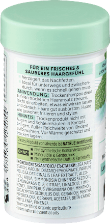 Shampoo secco con estratto di melissa Bio Pro Climate alverde