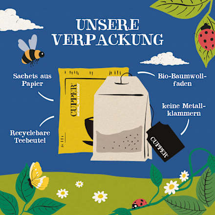 Kräutertee, Simply Relax mit Kamille, Zitrone & Honig (20 Beutel) Cupper