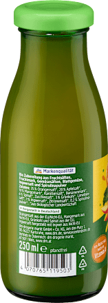 Smoothie, Grün mit Orange, Mango, Spinat & Grünkohl dmBio