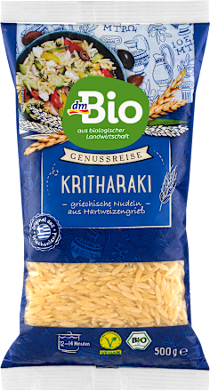 Nudeln, Kritharaki aus Hartweizengrieß dmBio