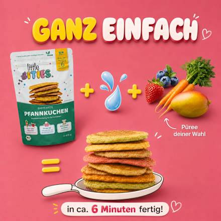 Pfannkuchenmischung Baby ab 6 Monaten little BITIES