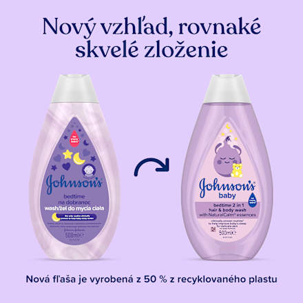 Detský šampón na vlasy Bedtime na dobrú noc Johnson's baby