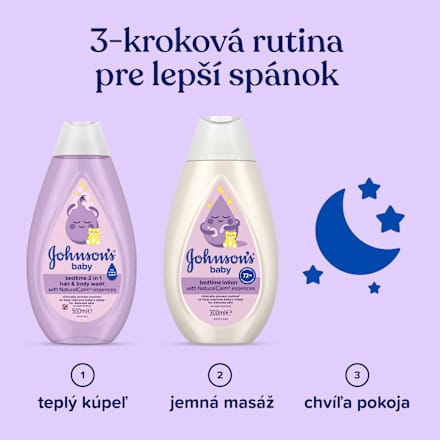Telové mlieko Dobrý Spánok Johnson's baby