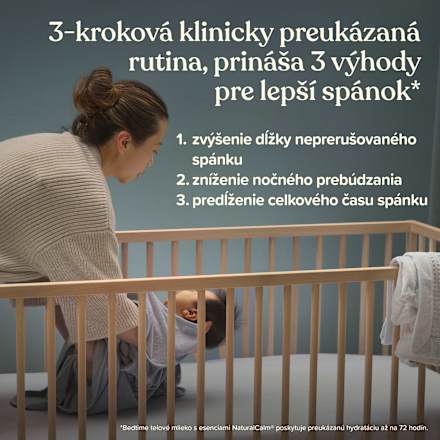 Telové mlieko Dobrý Spánok Johnson's baby