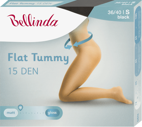 punčochové kalhoty FLAT TUMMY černé vel. S Bellinda