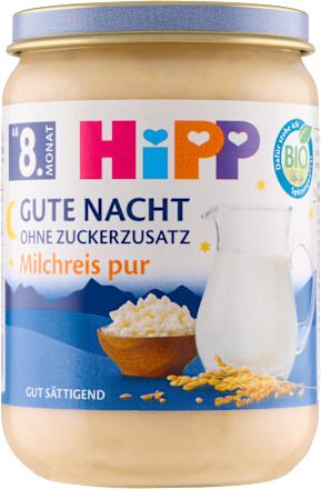 BIO mléčná rýžová kaše na dobrou noc HiPP