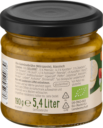 Gemüsebrühe Paste dmBio