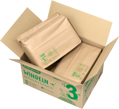 Windeln Gr. 3 midi (4-9 kg) Monatspack babylove