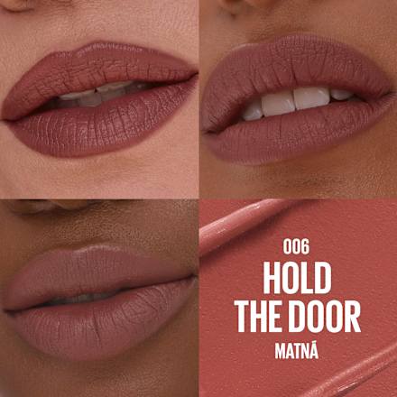 rtěnka Serum Lipstick Matte, 006 Hold The Door MAYBELLINE NEW YORK
