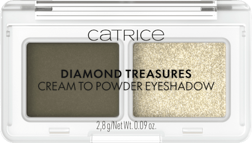 Szemhéjpúder-paletta, Diamond Treasures - 040 Olive Twinkle CATRICE