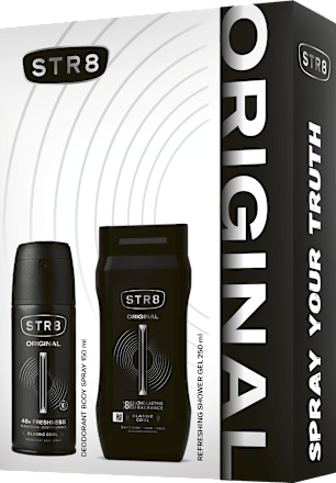 Original tusfürdő és deo spray ajándékcsomag STR8