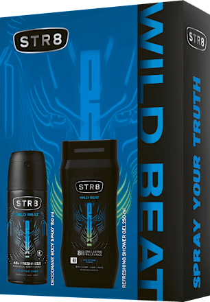 Wild beat tusfürdő és deo spray ajándékcsomag STR8