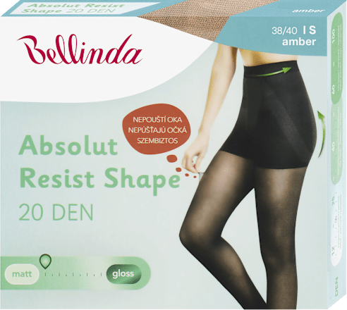 punčochové kalhoty Absolut Resist Shape velikost 38/40, hnědé Bellinda
